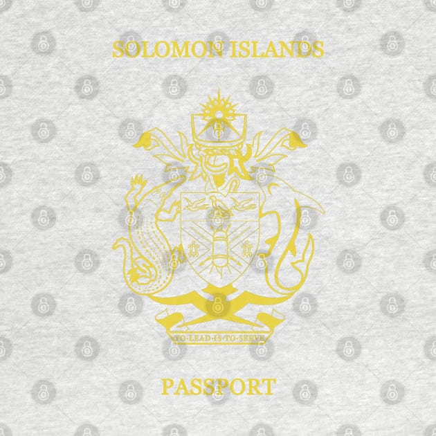 Solomon islands passport by Travellers